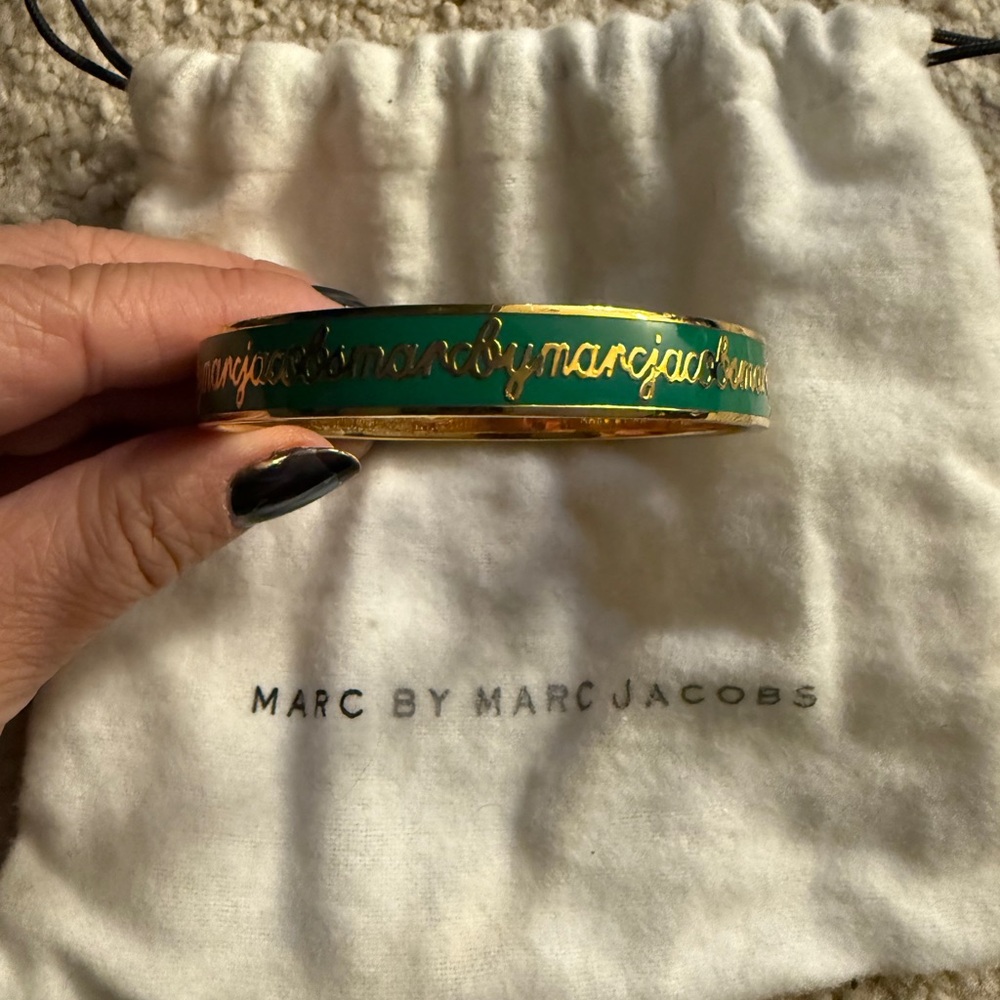 Marc by Marc Jacobs Emerald/Gold Bracelet and Ruby Red/Silver Bracelet